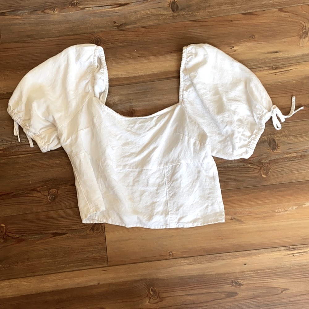 Express women’s crop top blouse